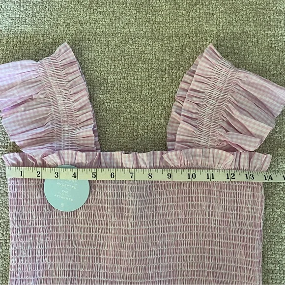 Hill House Ellie Nap Dress Pink Gingham NWT XXL - Picture 10 of 16